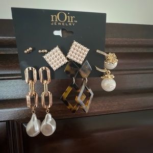 5 earrings - BUNDLE  PLUS FREE NECKLACE